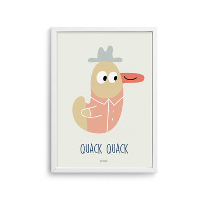 Doodle Duck Poster