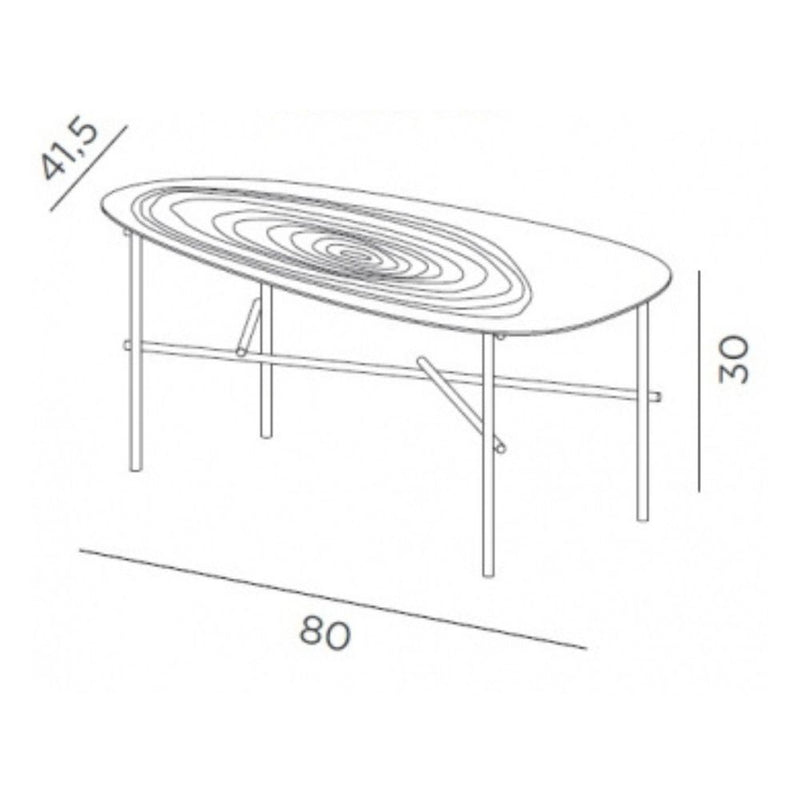 Syro 30 - Coffee Table 80 x 41,5 cm
