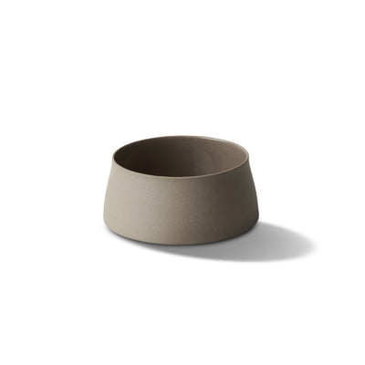 Esma Dereboy Handmade Porcelain Tube Konik Orta Boy Kase, Taş Rengi