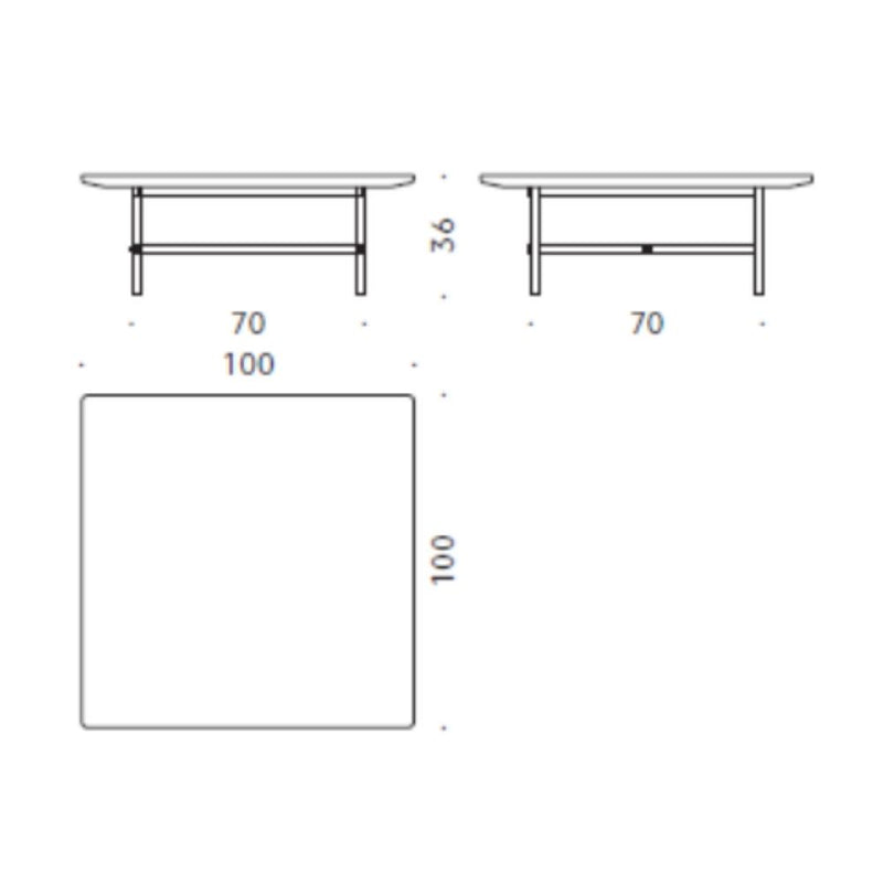 Temple - Coffee Table 100 cm