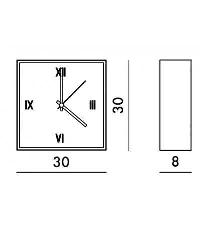Kartell Tic & Tac clock