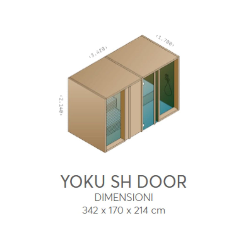 Yoku SH Door - Sauna e Hammam system